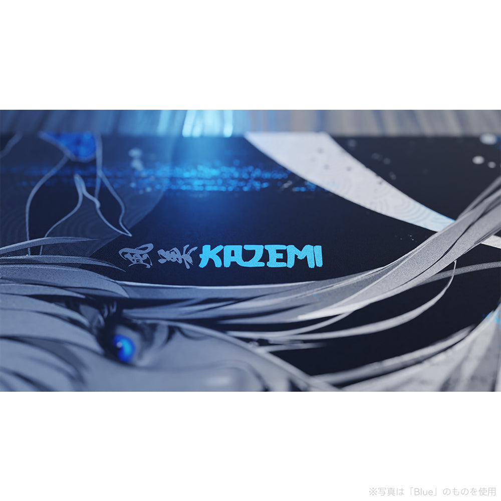 GLSSWRKS(グラスワークス) Kazemi プレミアムガラスマウスパッド Dark