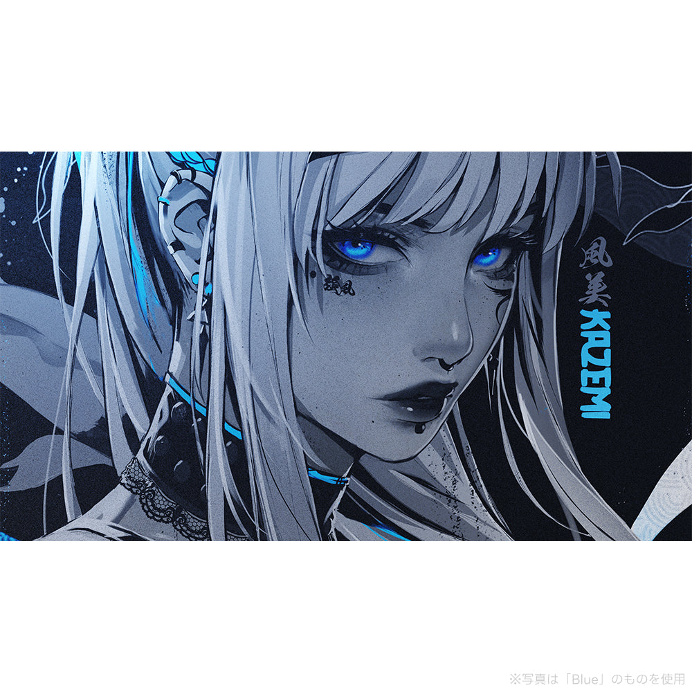 GLSSWRKS(グラスワークス) Kazemi プレミアムガラスマウスパッド Dark