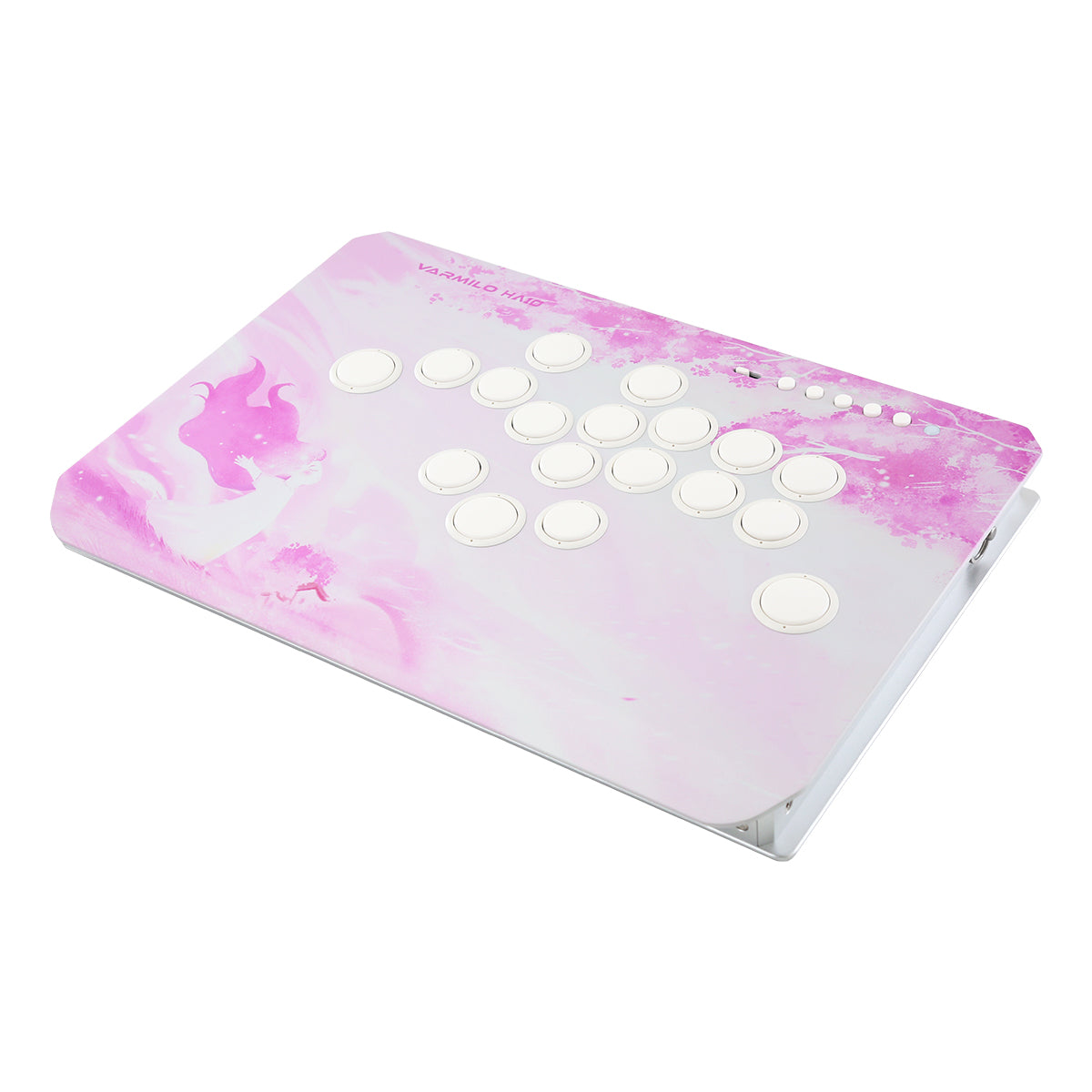 VARMILO FK2 不屈 レバーレスアーケードコントローラー 桜 VARMILO FK2 Sakura Leverless Arcade Controller for Fighting Games