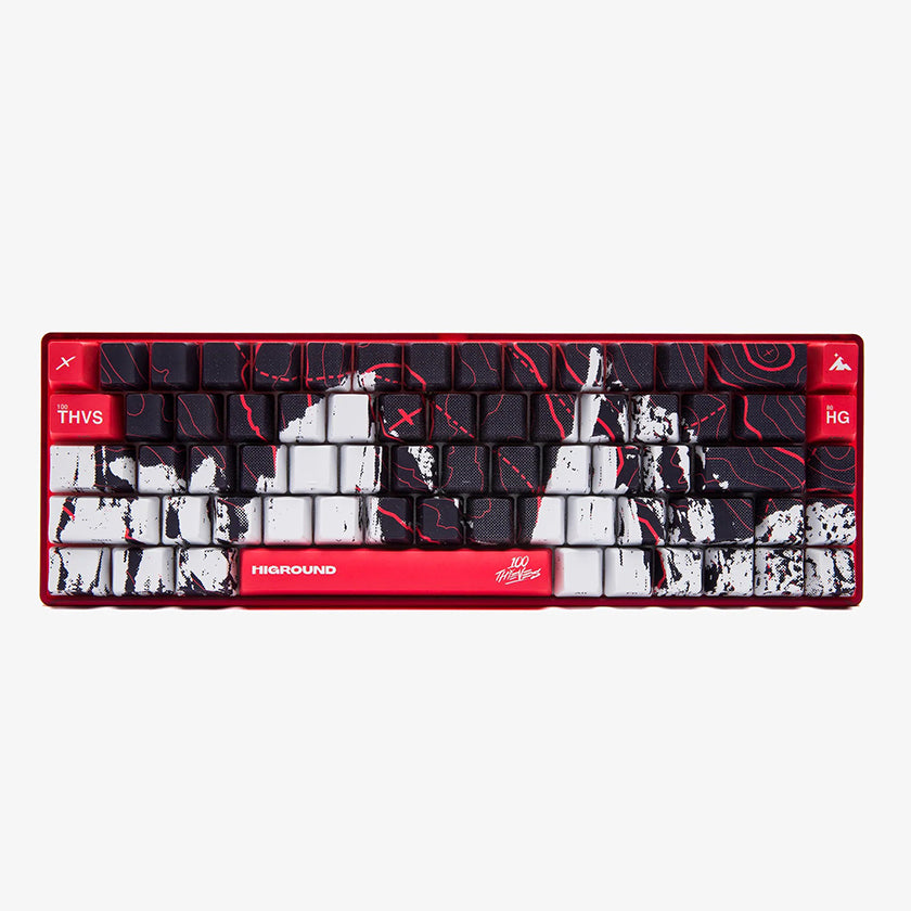 Higround 100T x HG Mercury Capsule Basecamp 65 keyboard Onyx