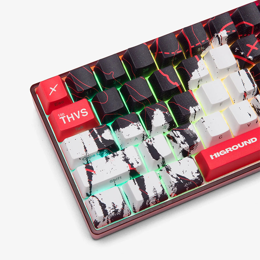 Higround 100T x HG Mercury Capsule Basecamp 65 keyboard Onyx
