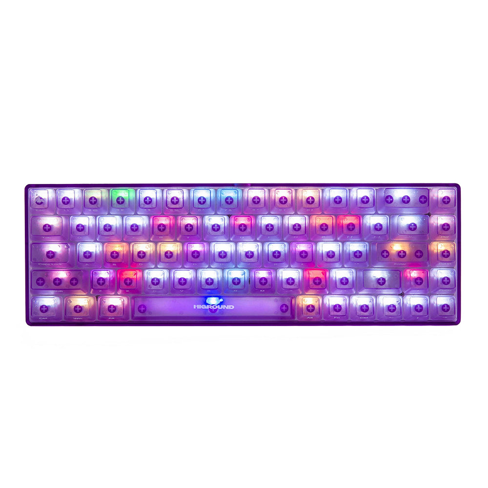 Higround Crystal Collection Basecamp 65 keyboard AMETHYST