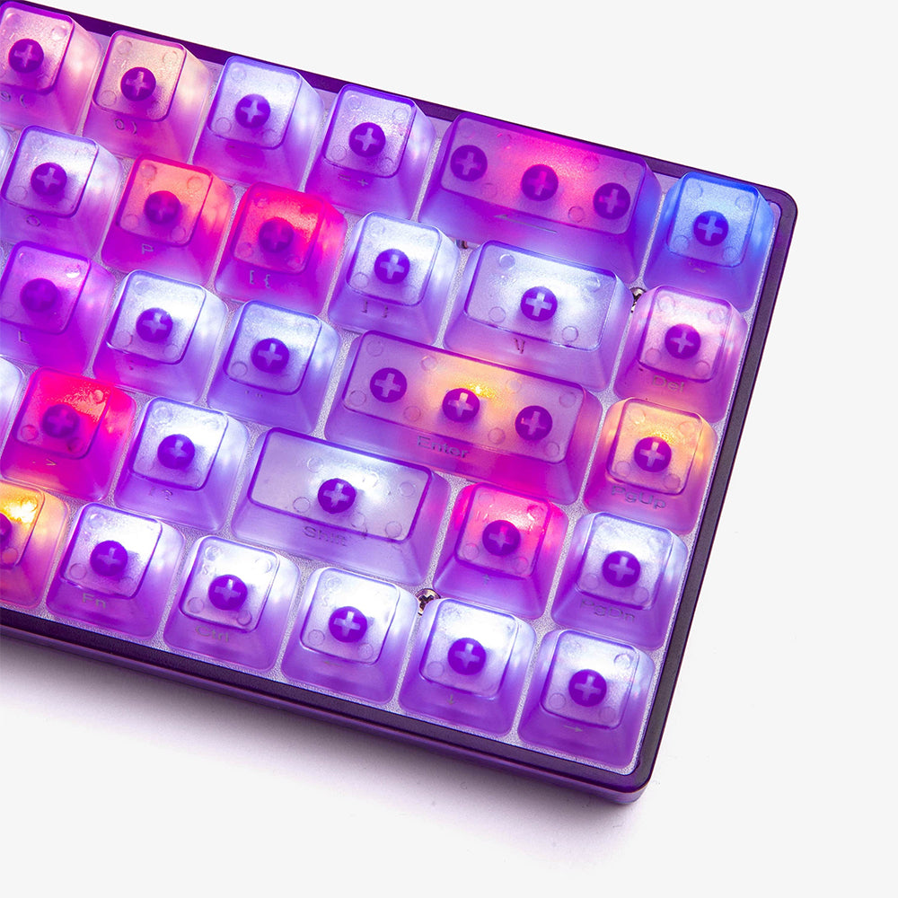Higround Crystal Collection Basecamp 65 keyboard AMETHYST
