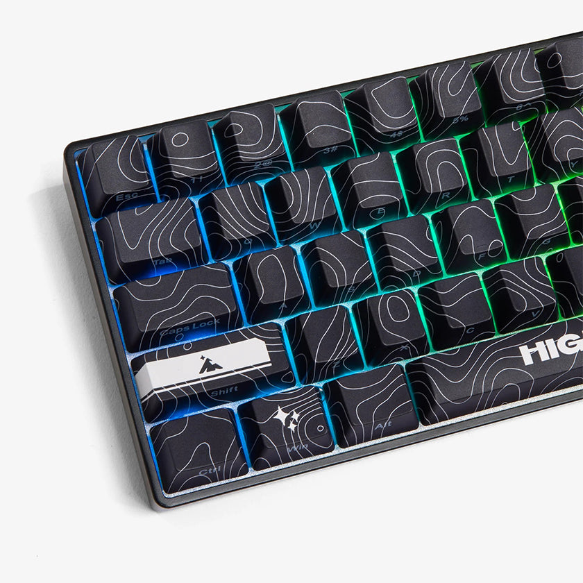 Higround Topograph Series Basecamp 65 keyboard BLACKICE