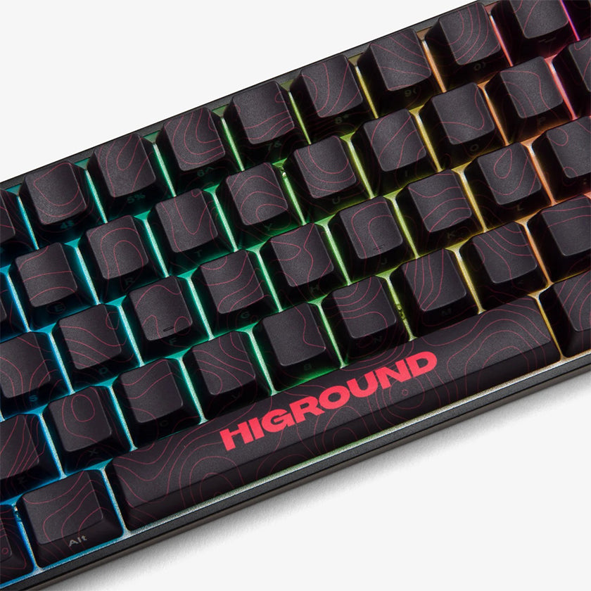 Higround Topograph Series Basecamp 65 keyboard LAVAROCK