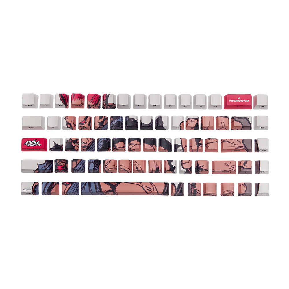 Higround SF x HG 65 Keycap Set Akuma