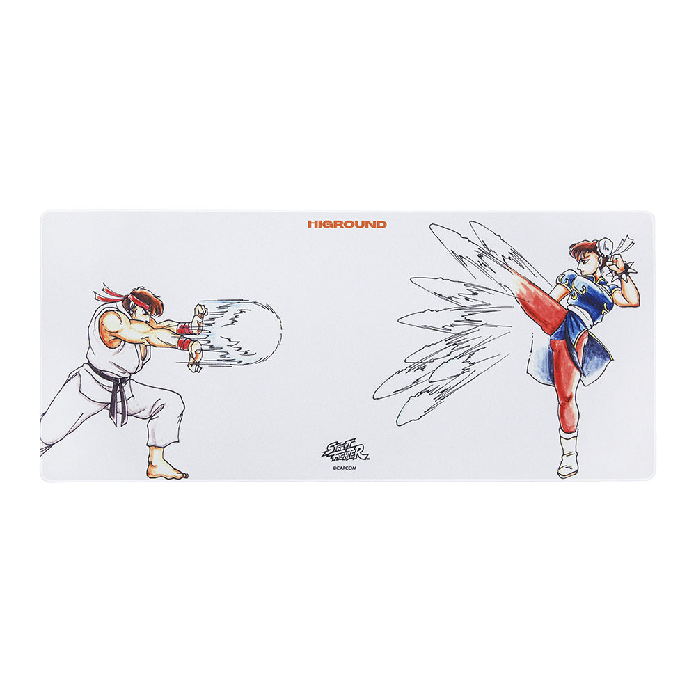 Higround SF x HG XL Mousepad Ryu vs Chun-Li