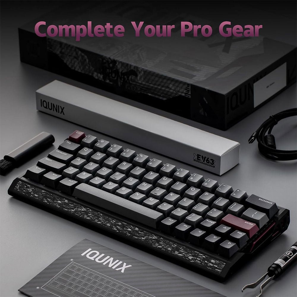 iQunix EV63 Magnetic Switch Gaming HE Keyboard Violet