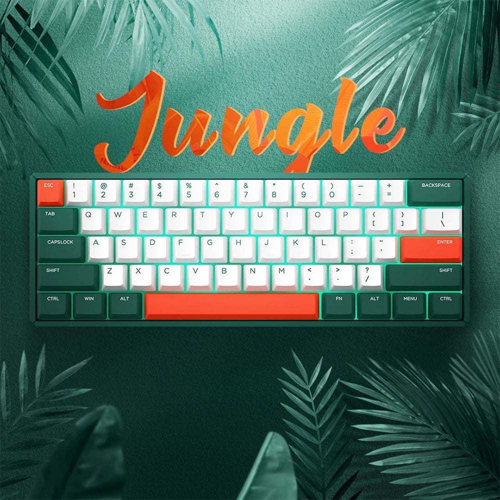 iQunix F60 60% Hot-swappable Mechanical Keyboard Jungle