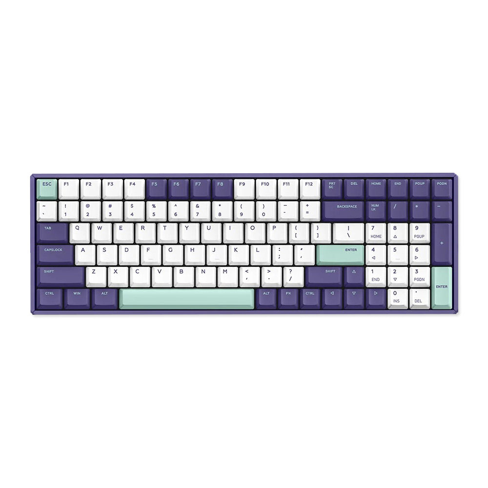 iQunix F96 Mechanical Keyboard Wired RGB Grape Milk