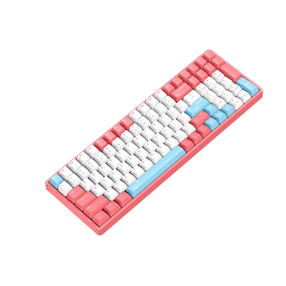iQunix F96 Mechanical Keyboard Wired RGB Peach