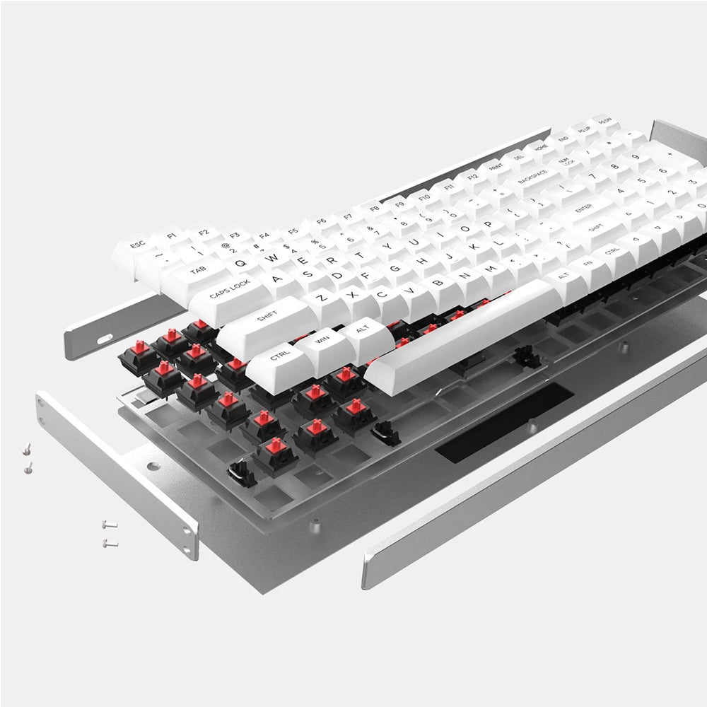 iQunix F96 KAT Mechanical Keyboard Wired RGB White