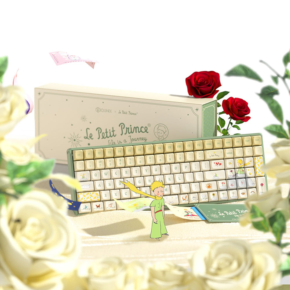 iQunix x Little Prince F97 Wireless Mechanical Keyboard Floral Date
