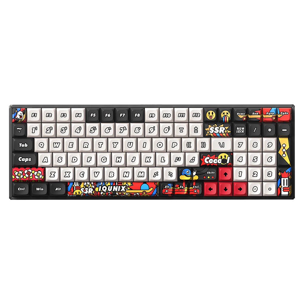 iQunix F97 Wireless Mechanical Keyboard Graffiti Diary