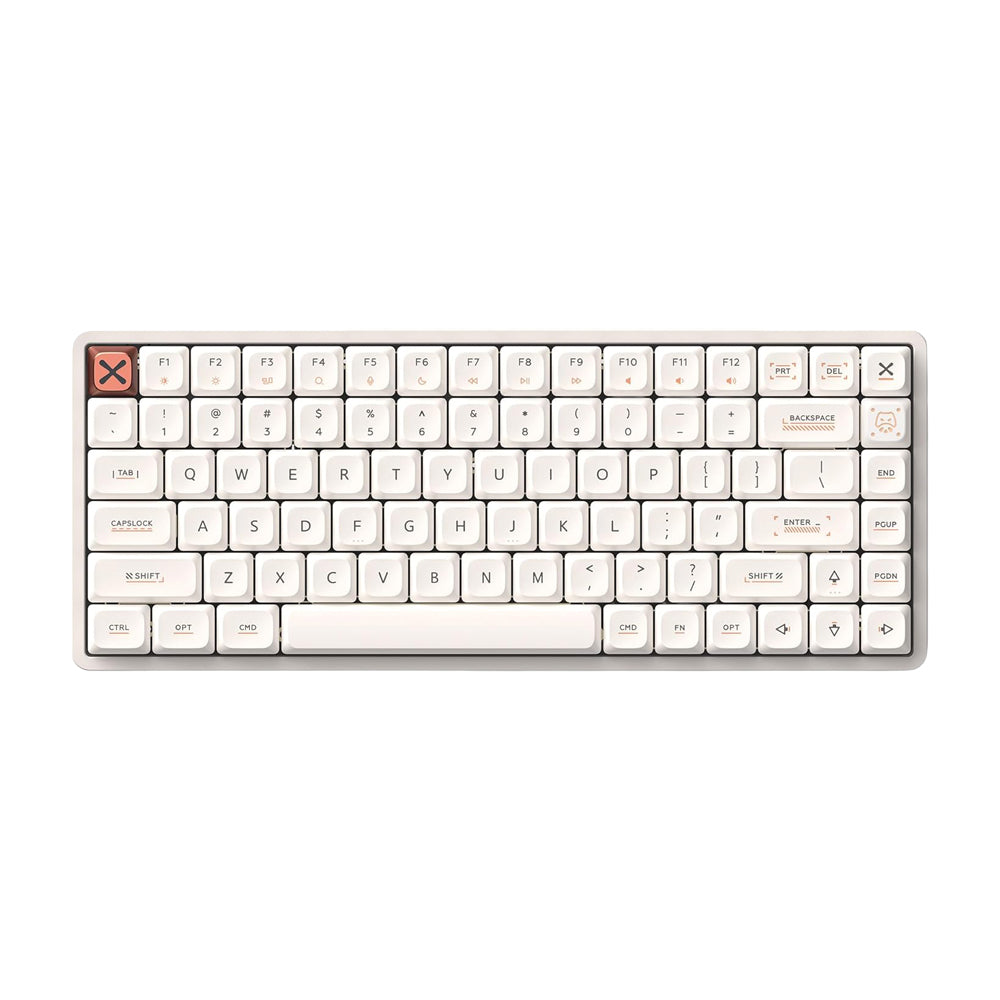 iQunix Magi75 Aluminum Low Profile Mechanical Keyboard Ochre White