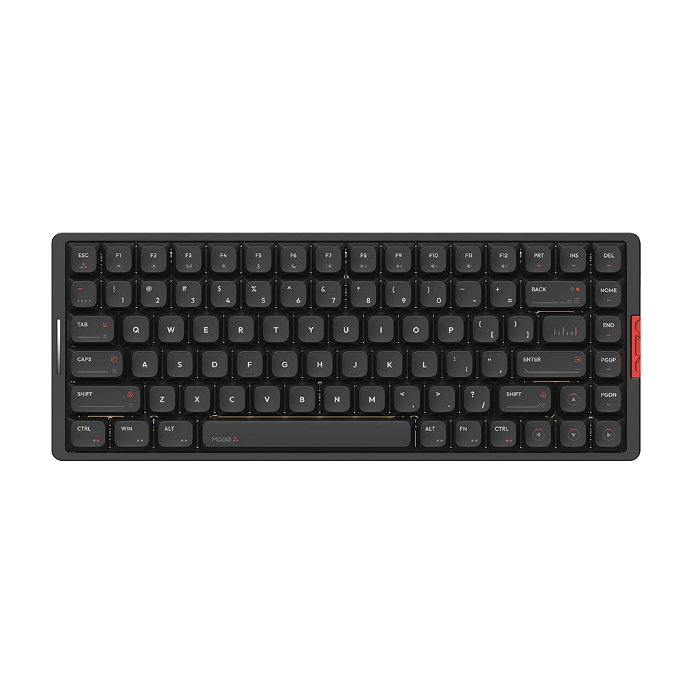 iQunix MQ80 Aluminum Low Profile Wireless Mechanical Keyboard Shadow Black