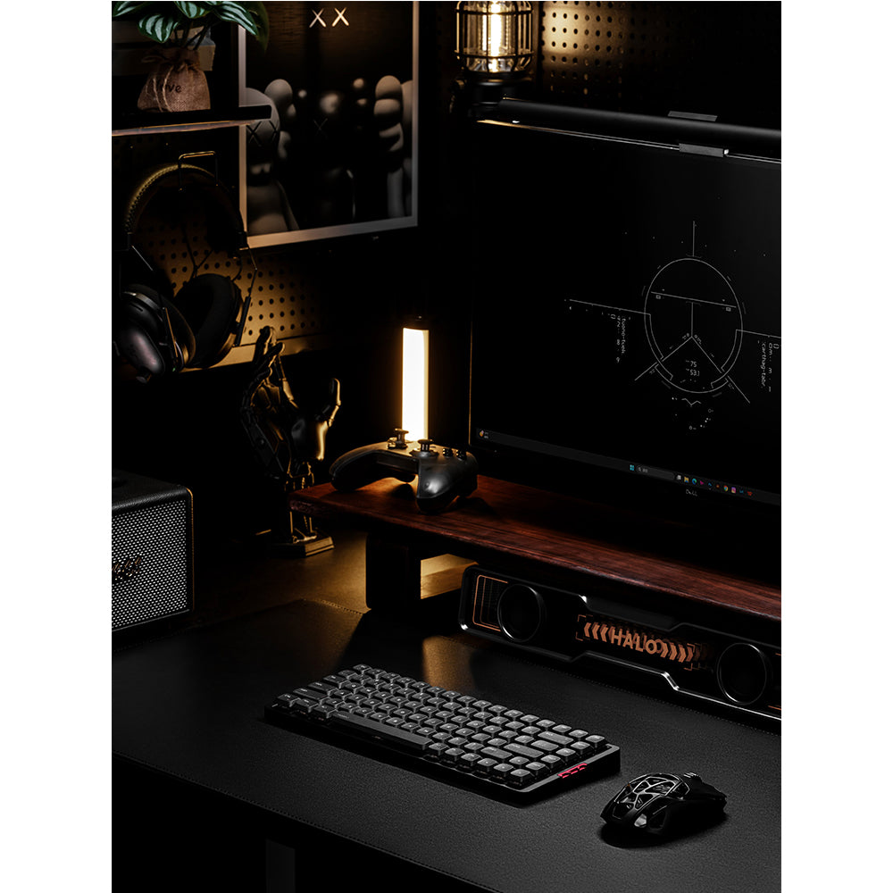 iQunix MQ80 Aluminum Low Profile Wireless Mechanical Keyboard Shadow Black