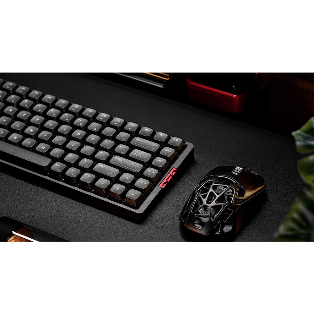 iQunix MQ80 Aluminum Low Profile Wireless Mechanical Keyboard Shadow Black