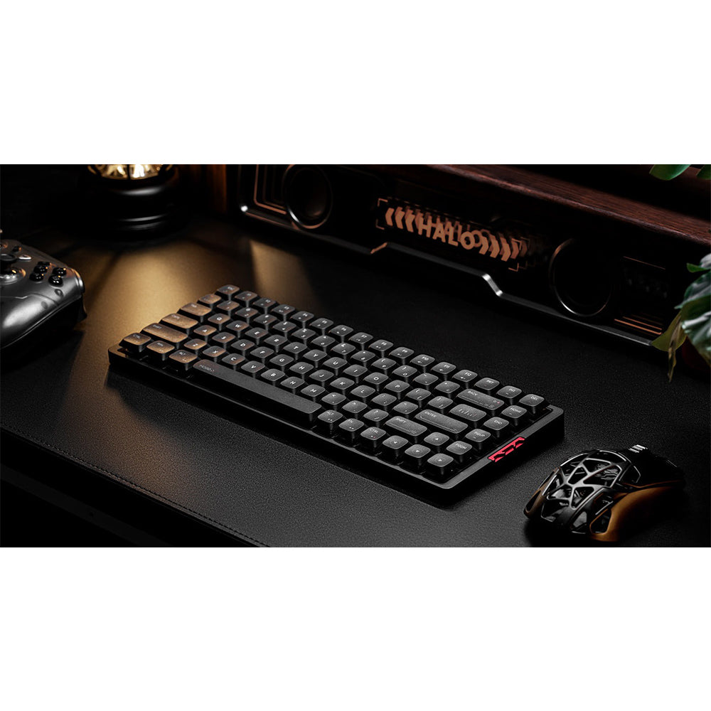 iQunix MQ80 Aluminum Low Profile Wireless Mechanical Keyboard Shadow Black