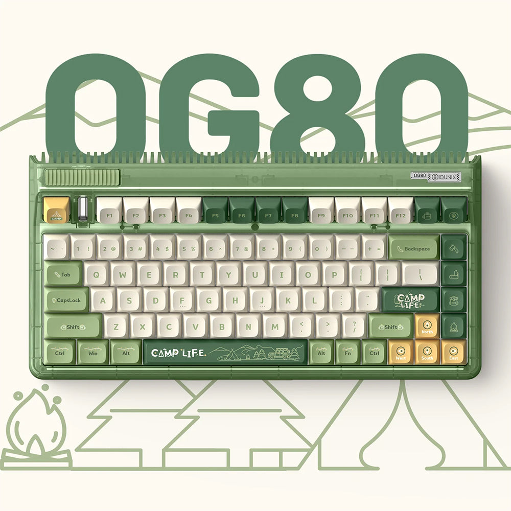 iQunix OG80 Wireless Mechanical Keyboard Camping