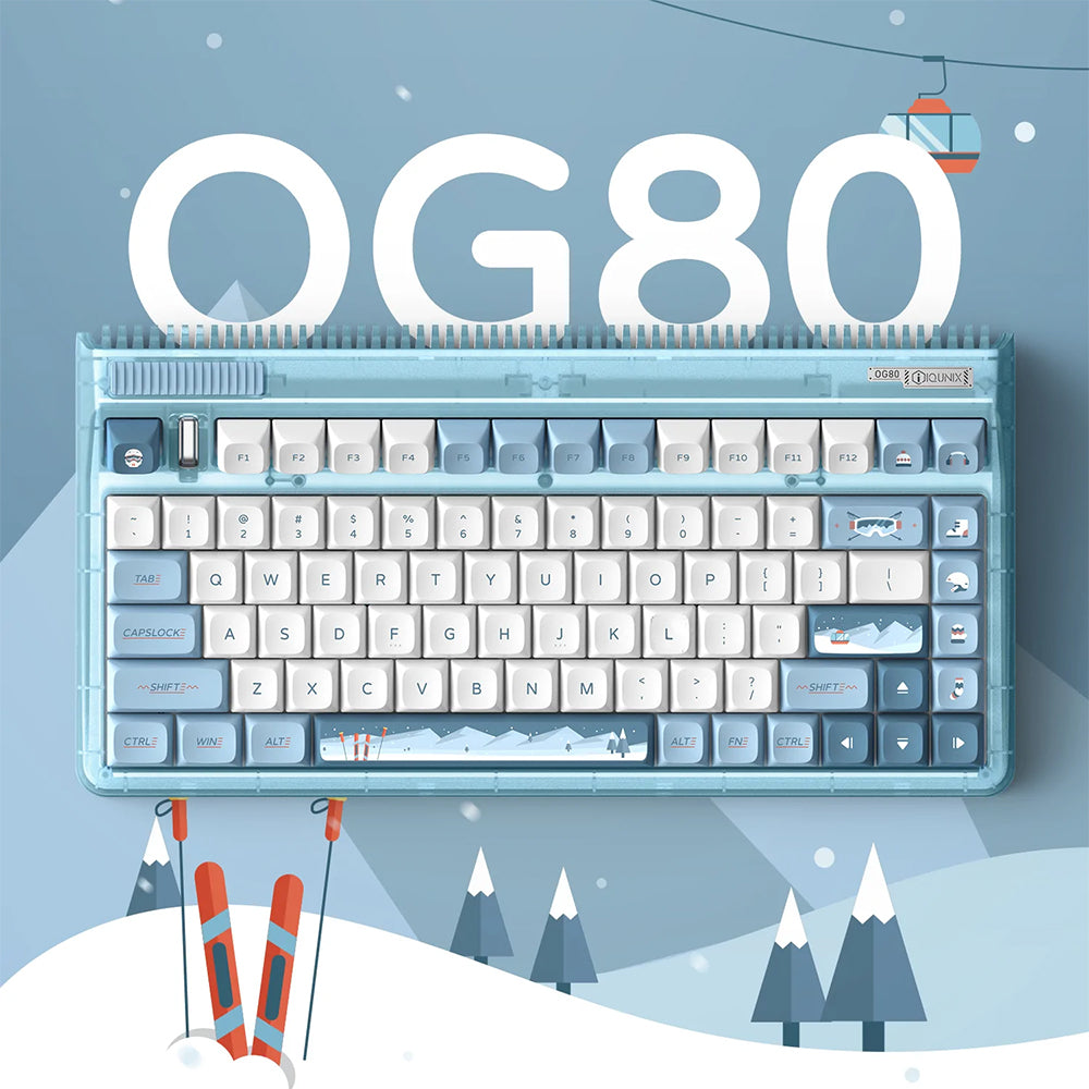 iQunix OG80 Wireless Mechanical Keyboard Wintertide