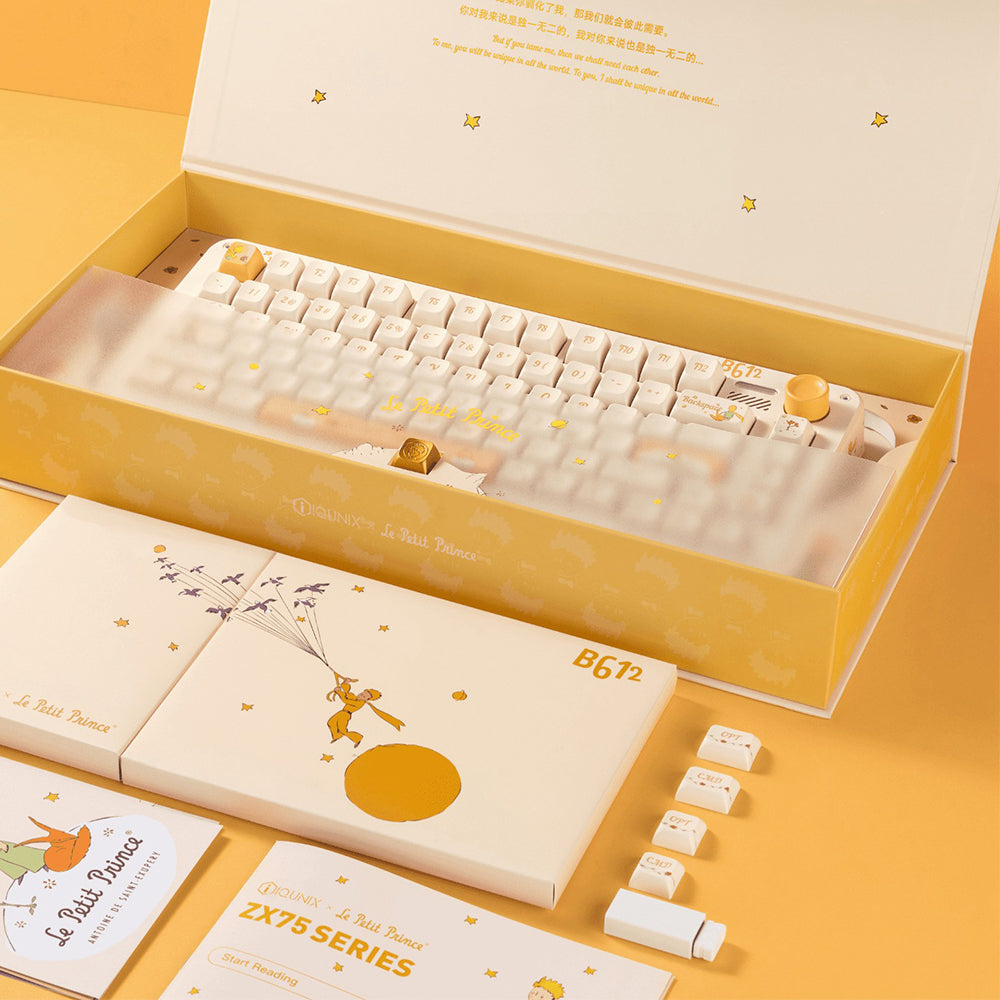 iQunix x 星の王子さま ZX75 メカニカルキーボード 有線 無線 US配列