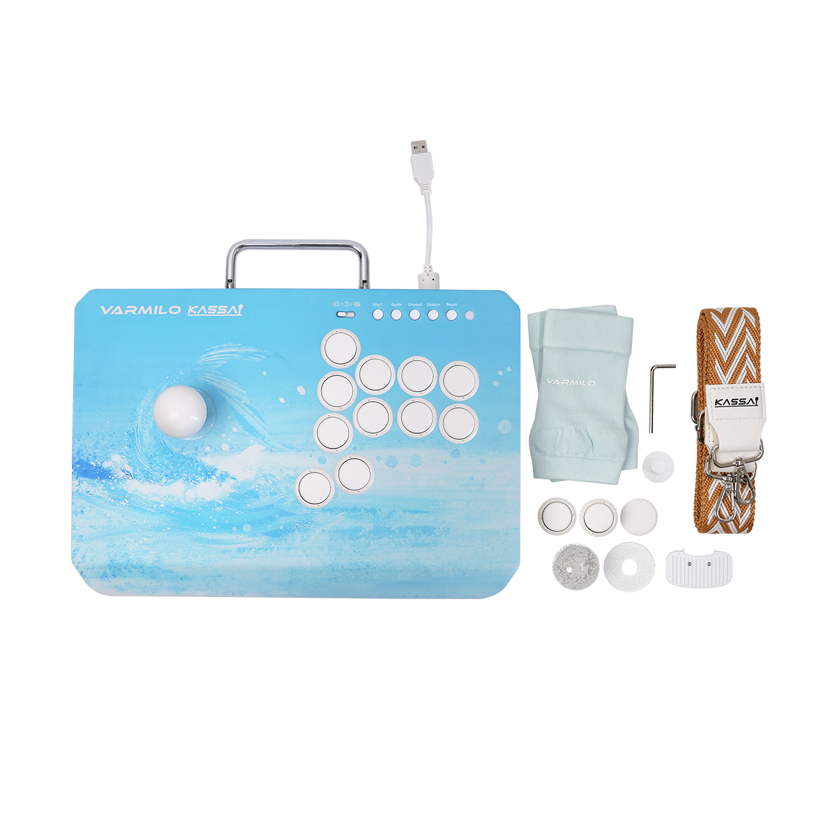 VARMILO KASSAI Sea Melody Arcade Joystick Controller for Fighting Games