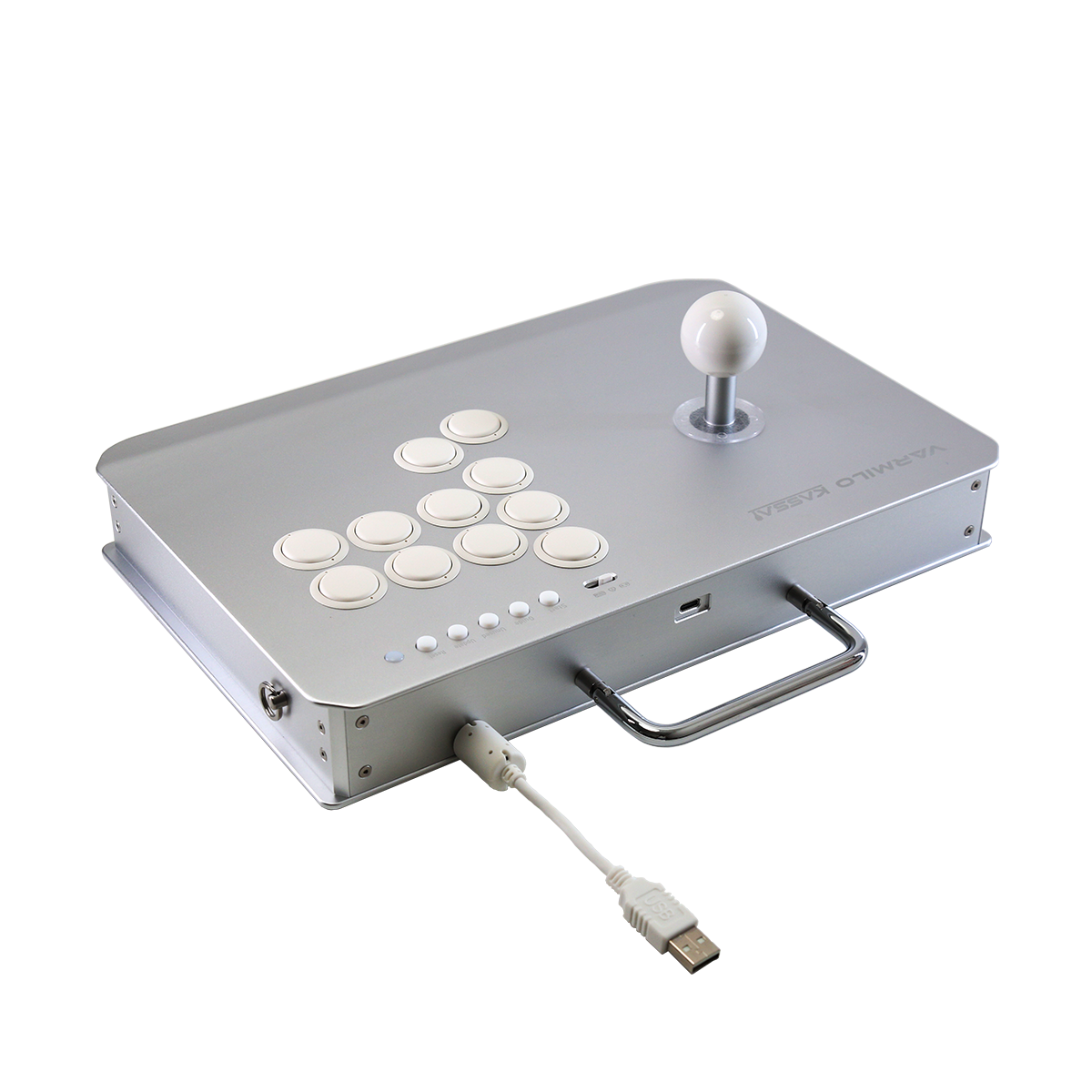 VARMILO KASSAI Lunar Silver Arcade Joystick Controller for Fighting Games