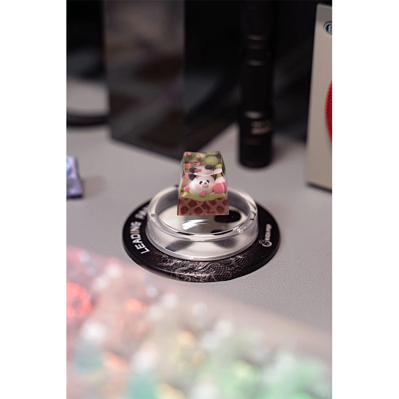 KEYMOJI Animal Ice Cream Artisan Keycap for Cherry MX Switches Matcha
