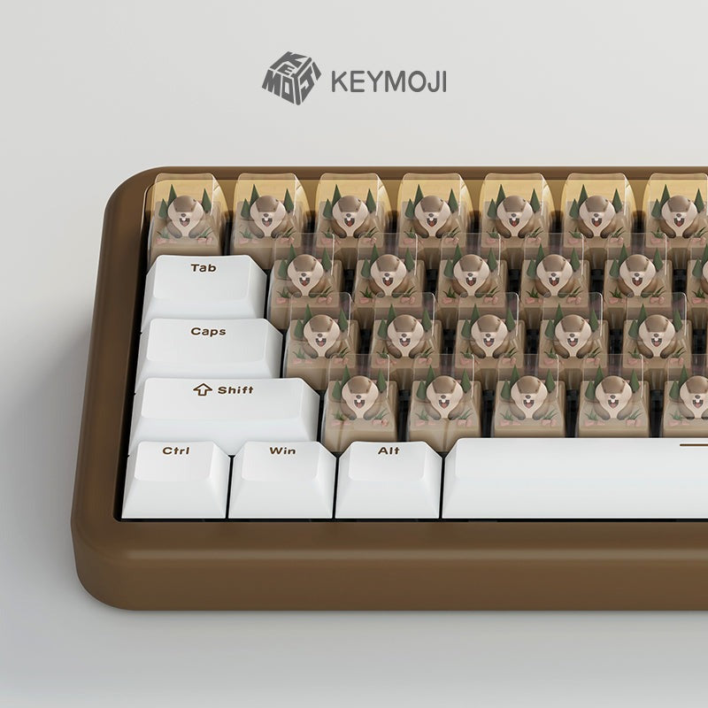 KEYMOJI(キーモジ) アルチザンキーキャップ Screaming Marmot 通販