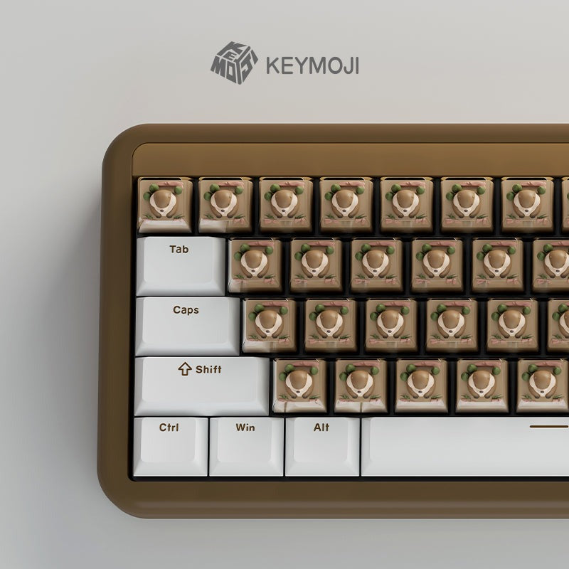 KEYMOJI Artisan Keycap for Cherry MX Switches Screaming Marmot