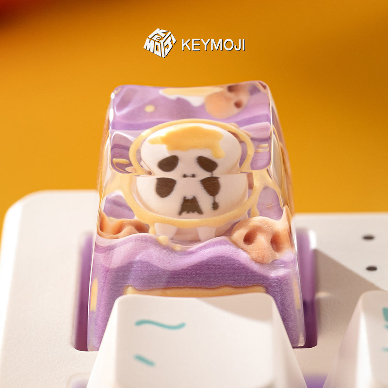 KEYMOJI Starry Candy Artisan Keycap for Cherry MX Switches Taro