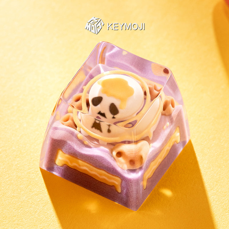 KEYMOJI Starry Candy Artisan Keycap for Cherry MX Switches Taro
