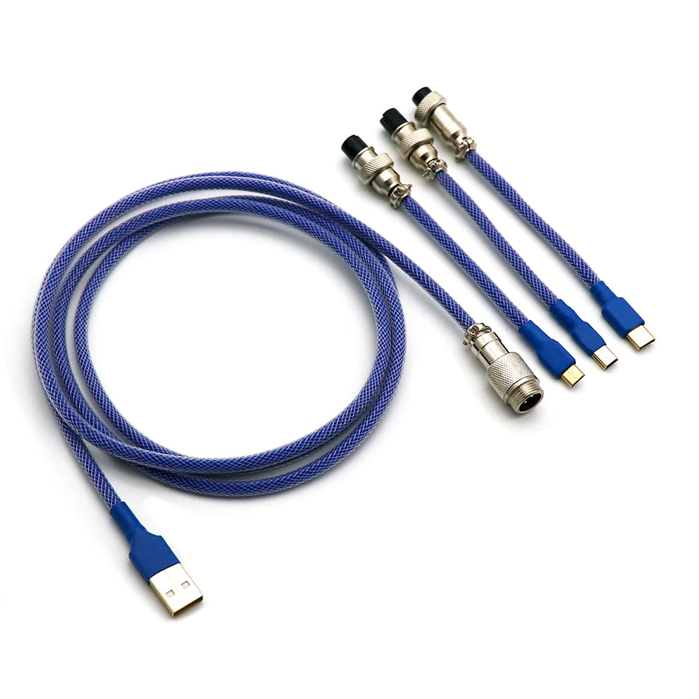 Kraken Keyboards Aviator Cable Dark Blue