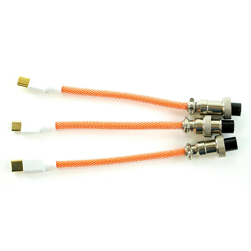 Kraken Keyboards Aviator Cable Orange