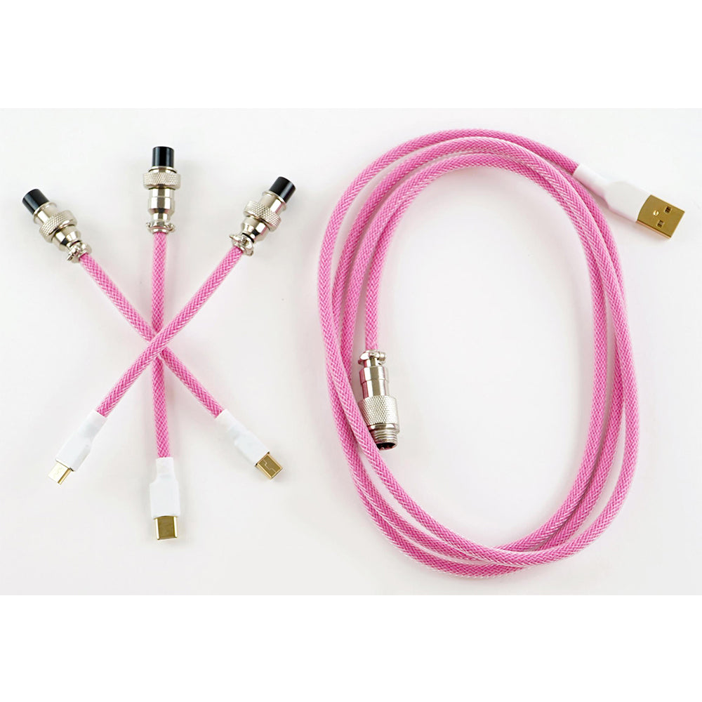 Kraken Keyboards Aviator Cable Pink