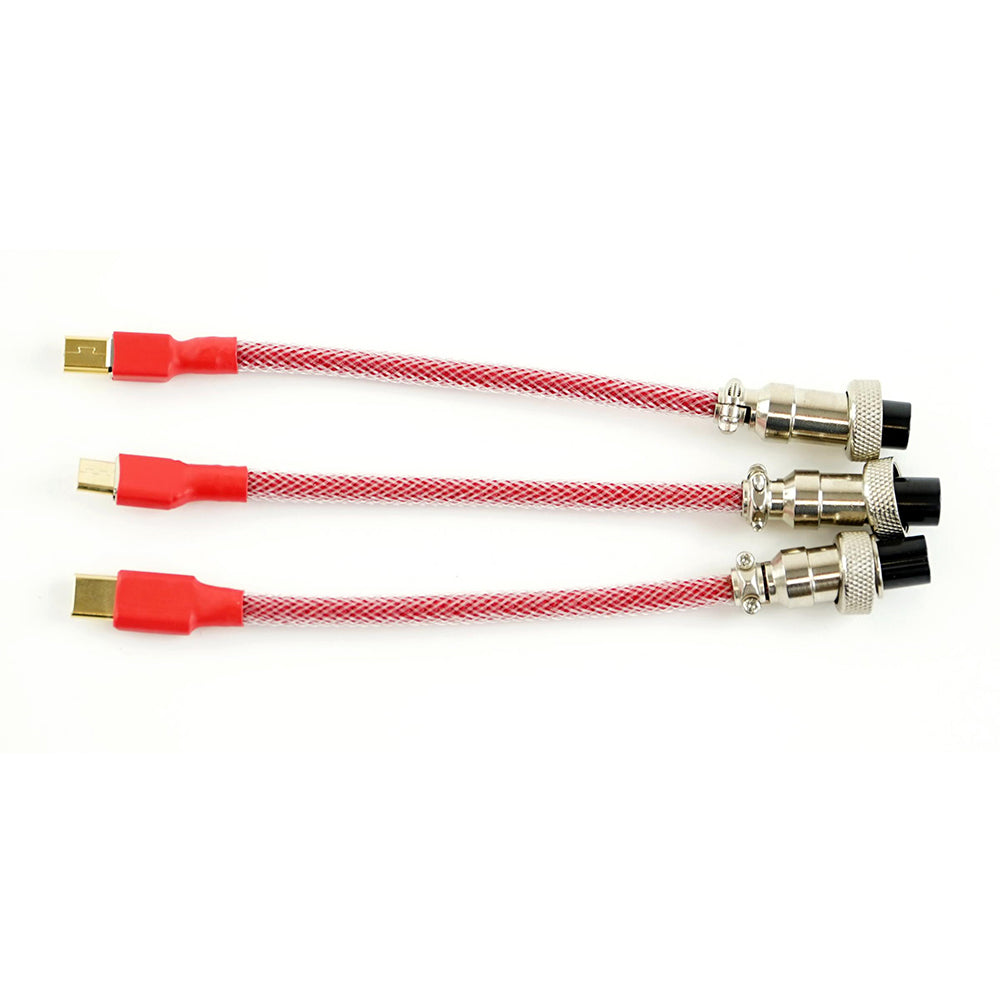 Kraken Keyboards Aviator Cable Red