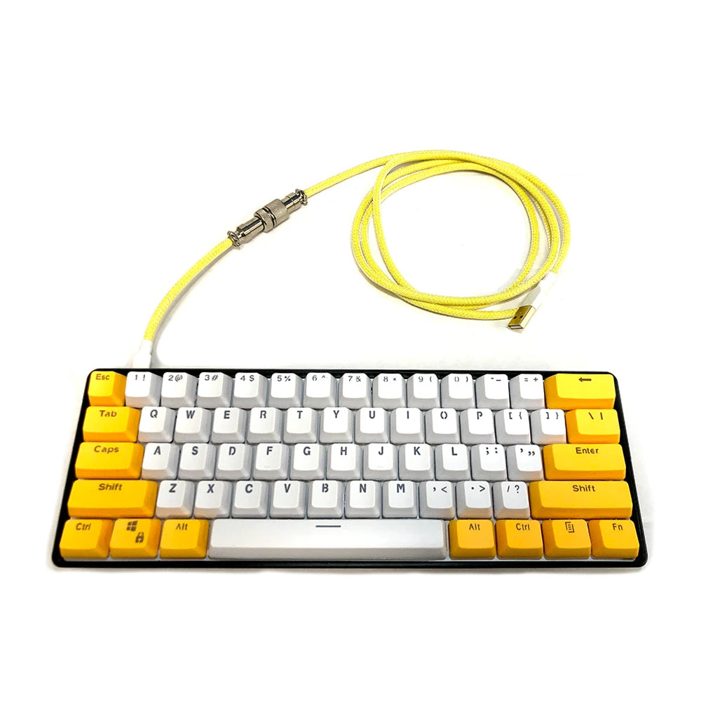 Kraken Keyboards Aviator Cable Yellow