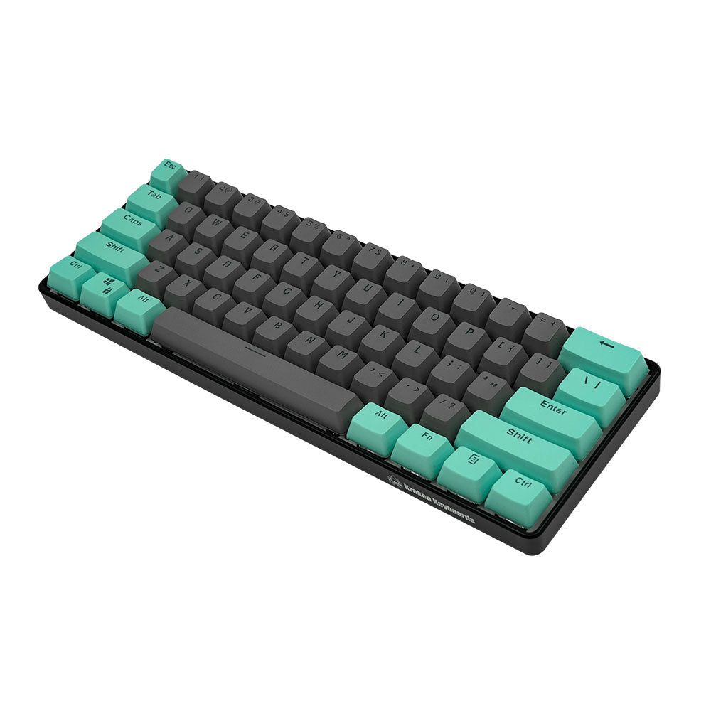 Kraken Keyboards Minty Steel Keycap Set