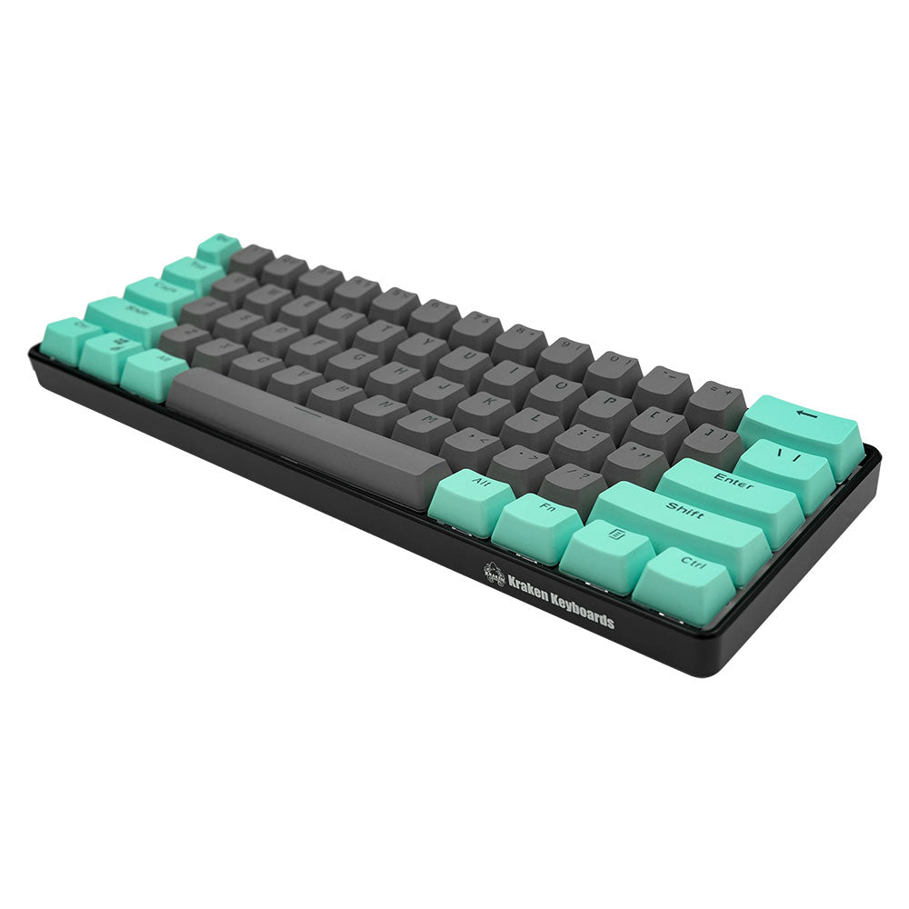 Kraken Keyboards Minty Steel Keycap Set