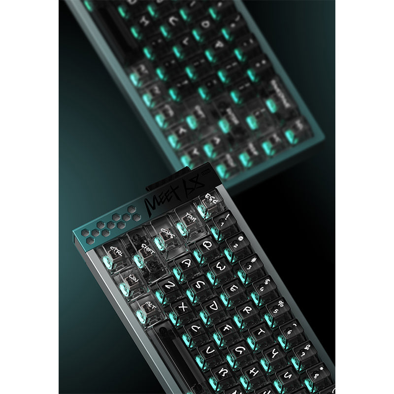 MIKIT Meet 68 Ultra Hall Effect Keyboard Aurora Green