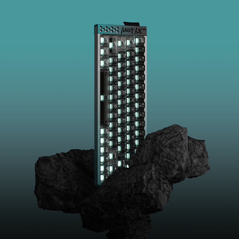 MIKIT Meet 68 Ultra Hall Effect Keyboard Aurora Green