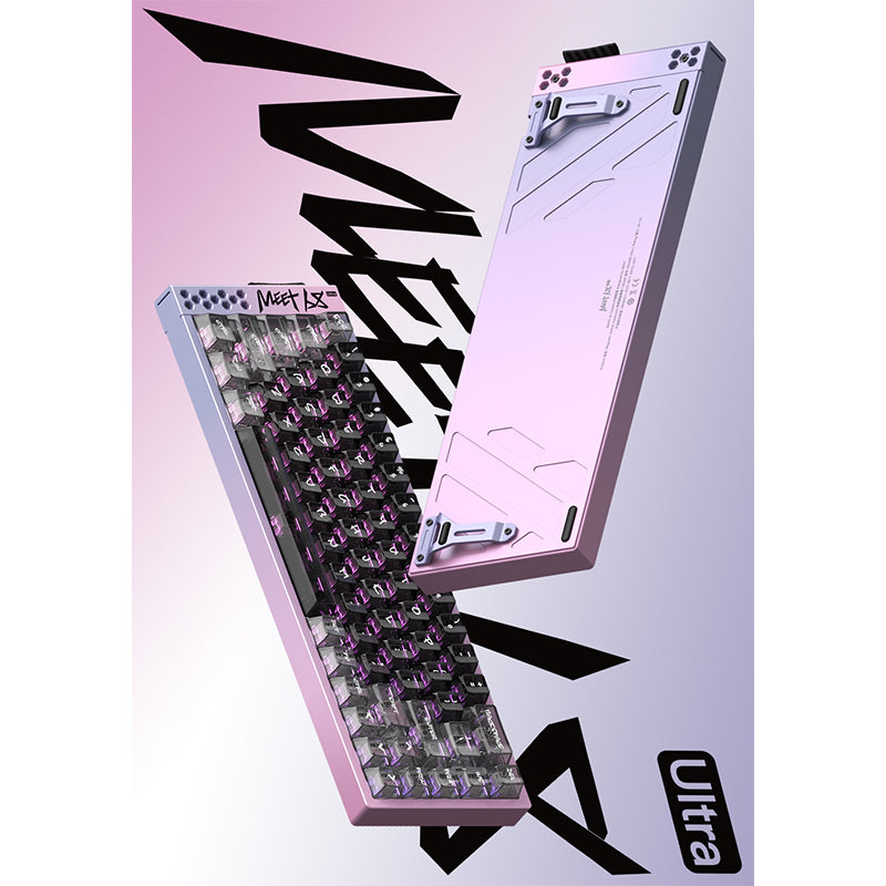MIKIT Meet 68 Ultra Hall Effect Keyboard Starry Pink