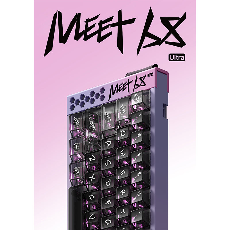 MIKIT Meet 68 Ultra Hall Effect Keyboard Starry Pink