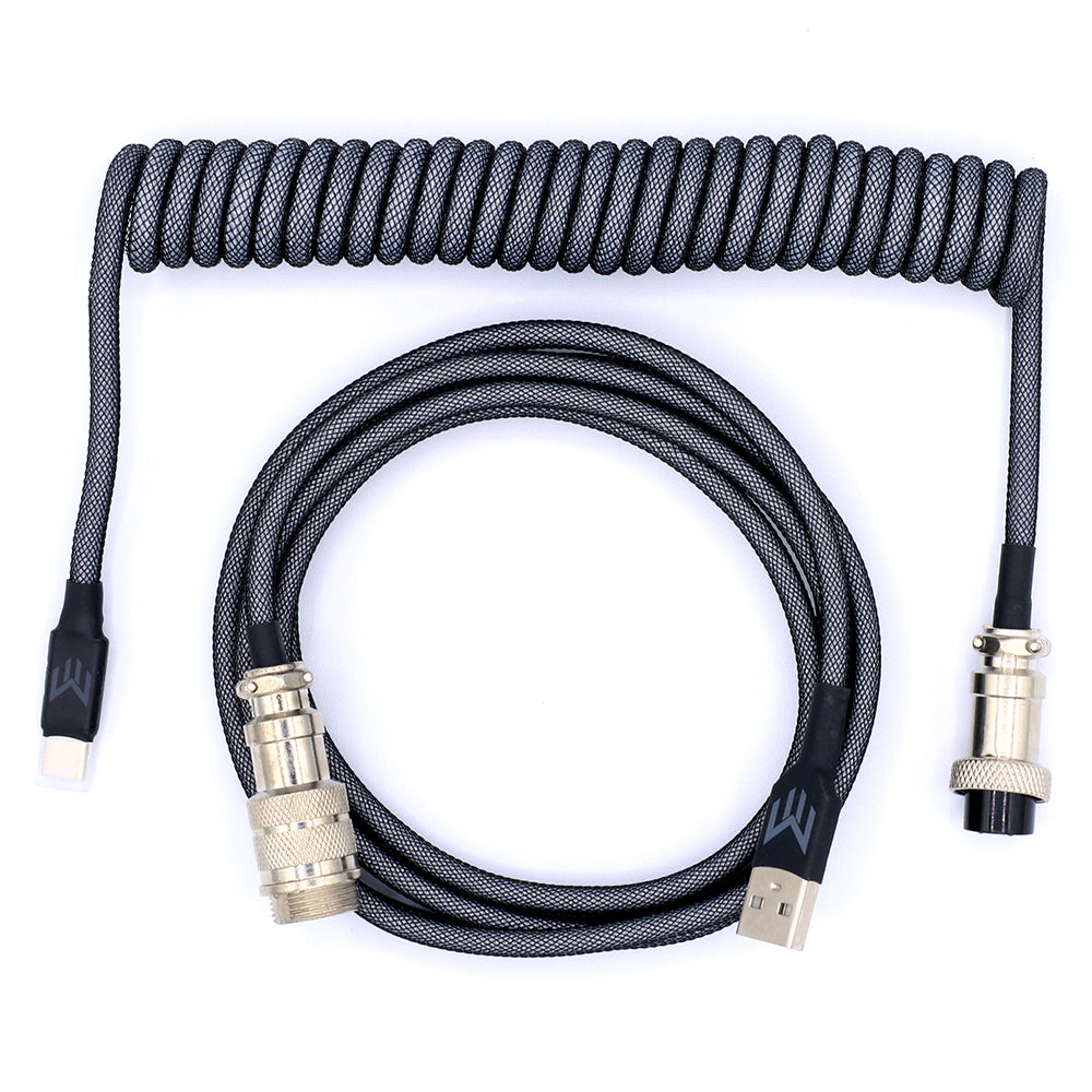 Matrix Keyboards Coiled Cable Midnight