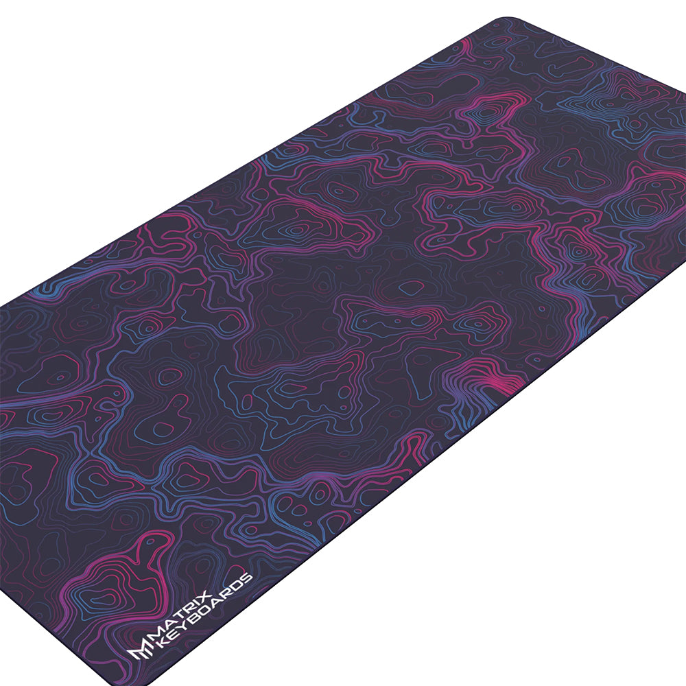 Matrix Keyboards Mousepad XXL Neon Waves