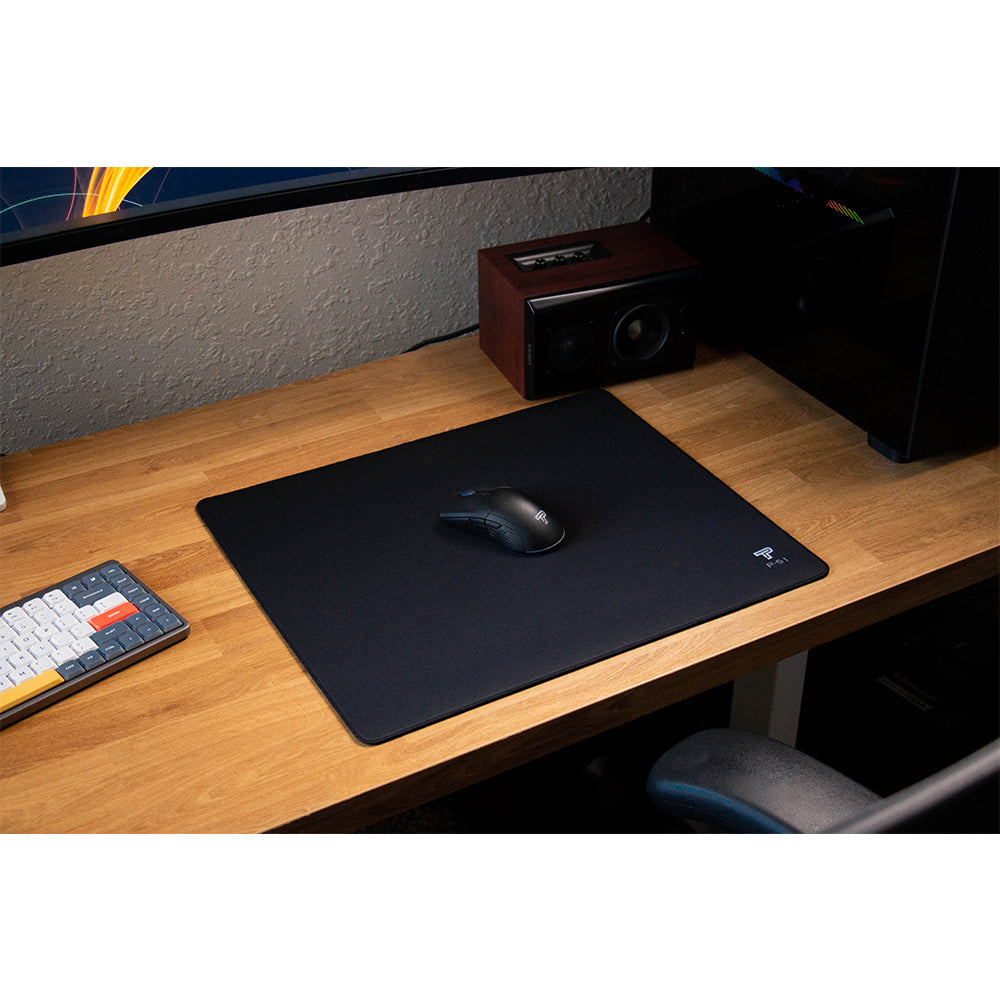 PureTrak P-51 Mustang gaming mousepads Black【他商品との同梱不可】