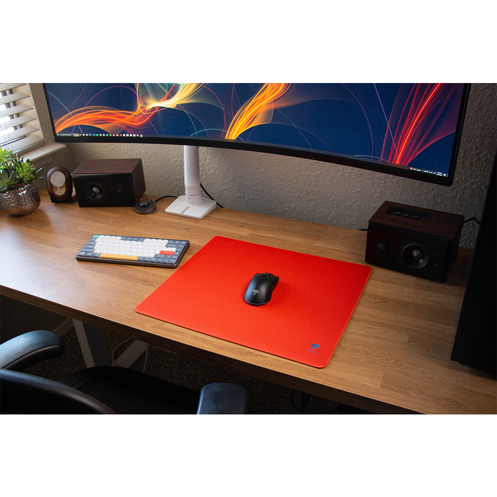 PureTrak P-51 Mustang gaming mousepads Orange【他商品との同梱不可】