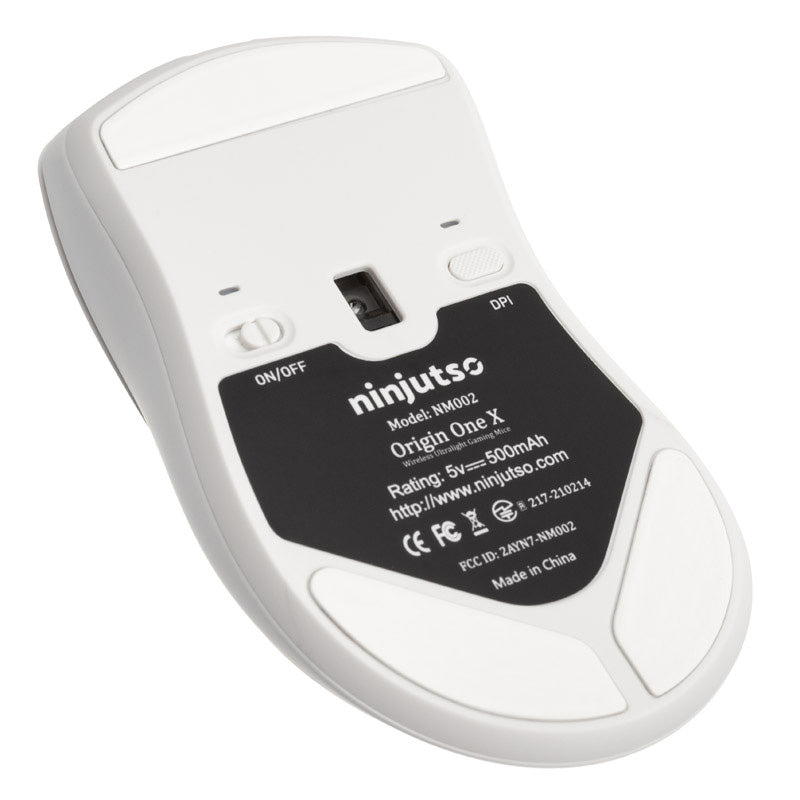 Ninjutso Origin One X Wireless Ultralight Gaming Mouse White