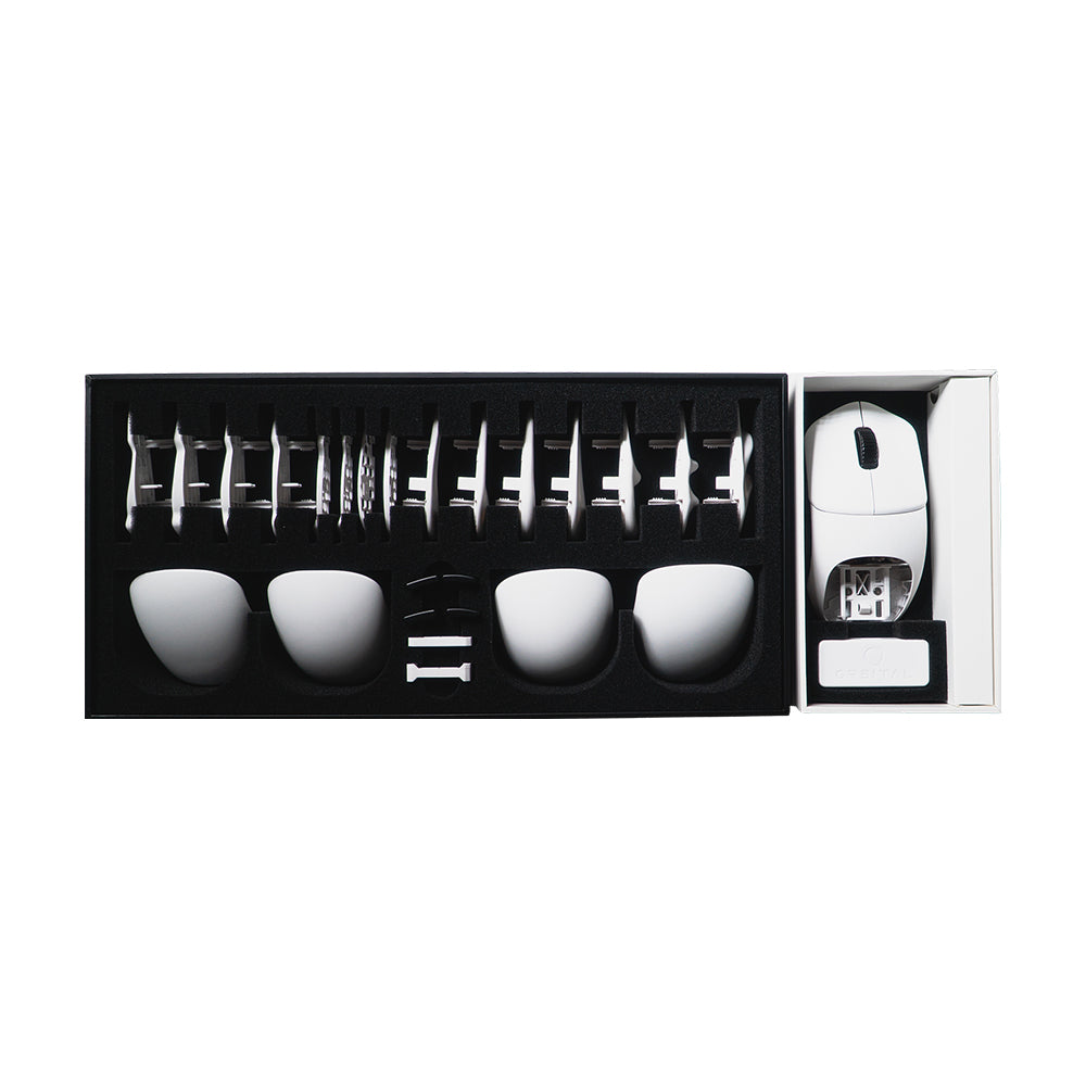 Orbital Works Pathfinder Modular Wireless Gaming Mouse White